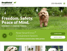 Tablet Screenshot of dogwatchnw.com